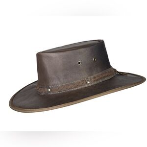 Australia Kangaroo Leather Cowboy hat-in-a-bag , New with tag